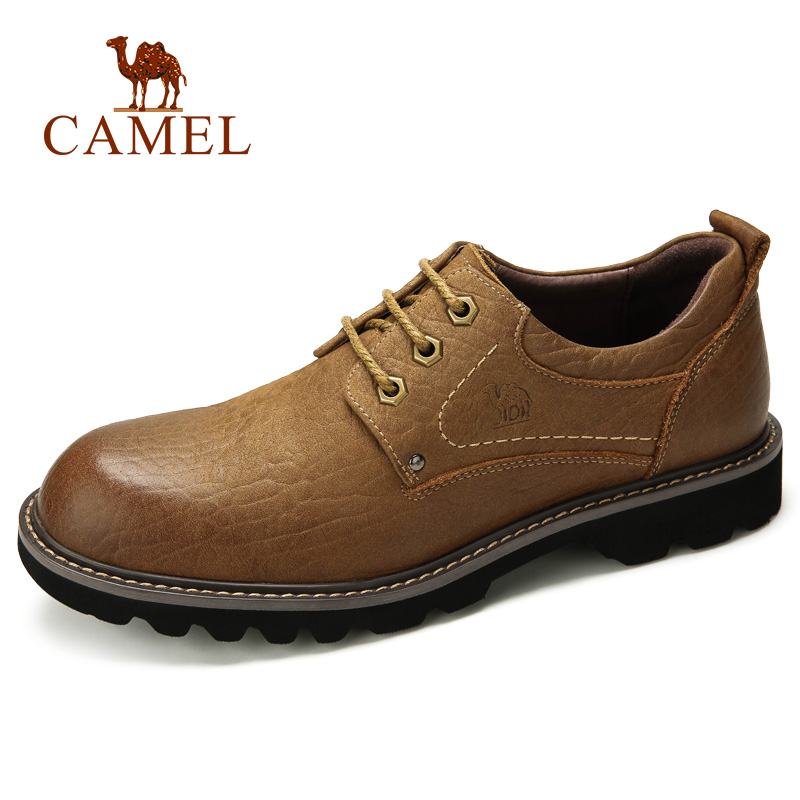 一折骆驼鞋子 男 正品