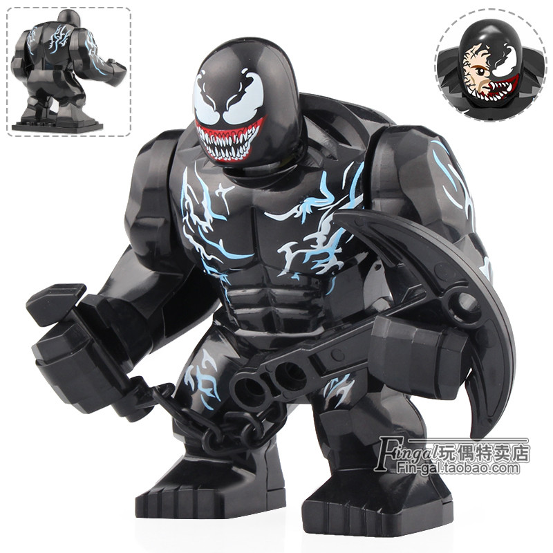 一折积木拼装玩具_兼容乐高积木人仔复仇者联盟超级英雄大毒液特工