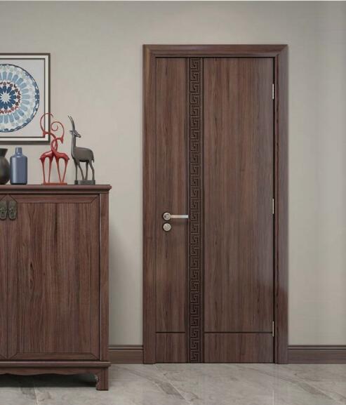 简约烤漆中式橡木雕花复合实木门 卧室厨卫室内套装隔音门定制门