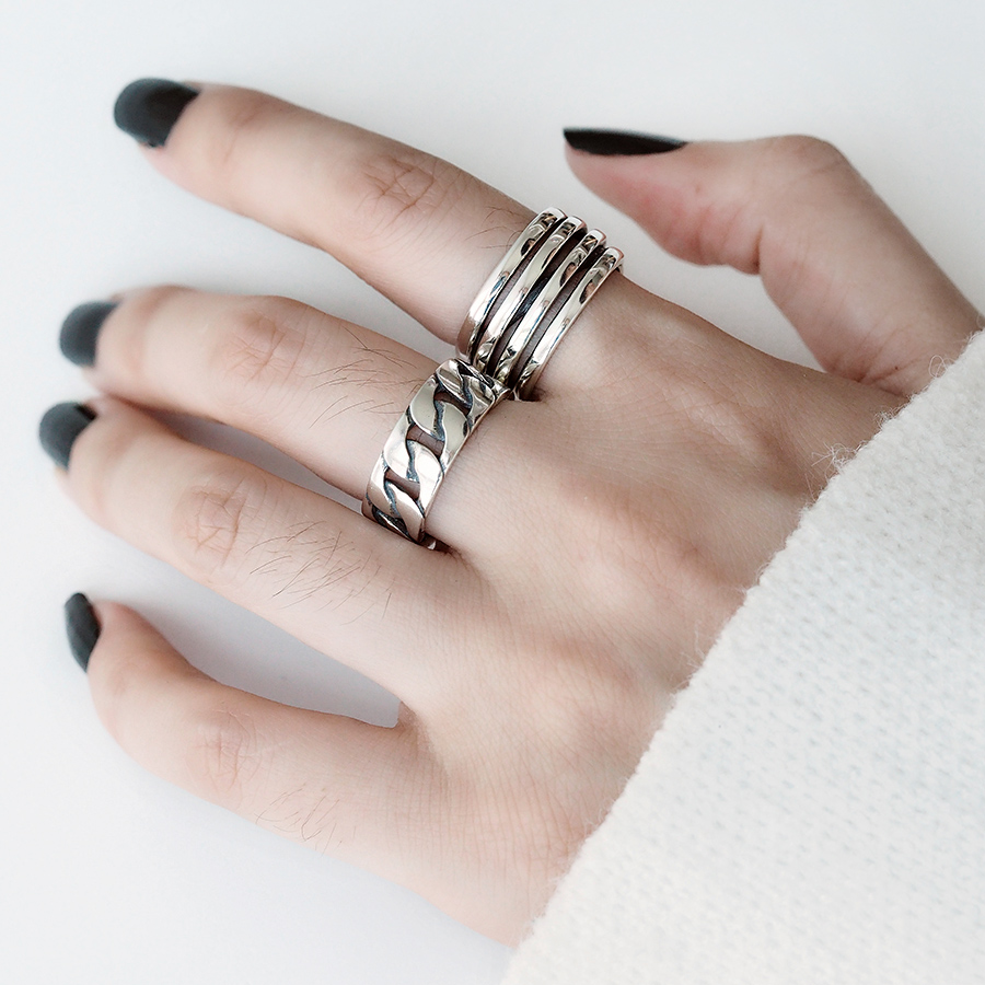 特价戒指女食指戒纯银