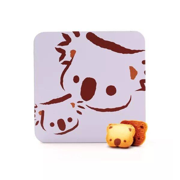 香港进口奇华饼家树熊曲奇饼干铁礼盒装 奇华手工曲奇休闲零食品