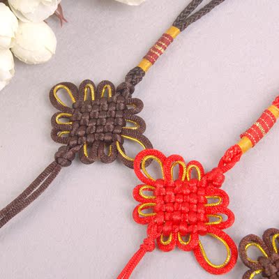 龙结小中国结diy手工编织半成品车挂配件5号灯笼加