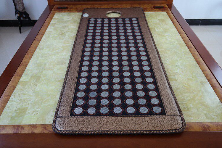 玉石床垫子_养生床垫全身按摩远红外电加热锗石保健发热理疗垫子加热