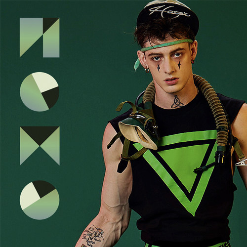 power潮牌运动紧身男健身衣速干无袖修身肌肉透气t恤 倒三角mono