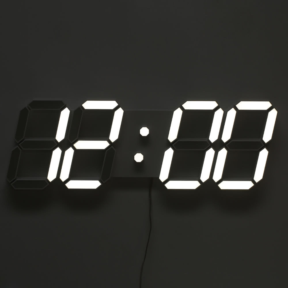 led电子钟 客厅卧室_3d立体时钟led数字显示智能遥控电子钟客厅卧室挂