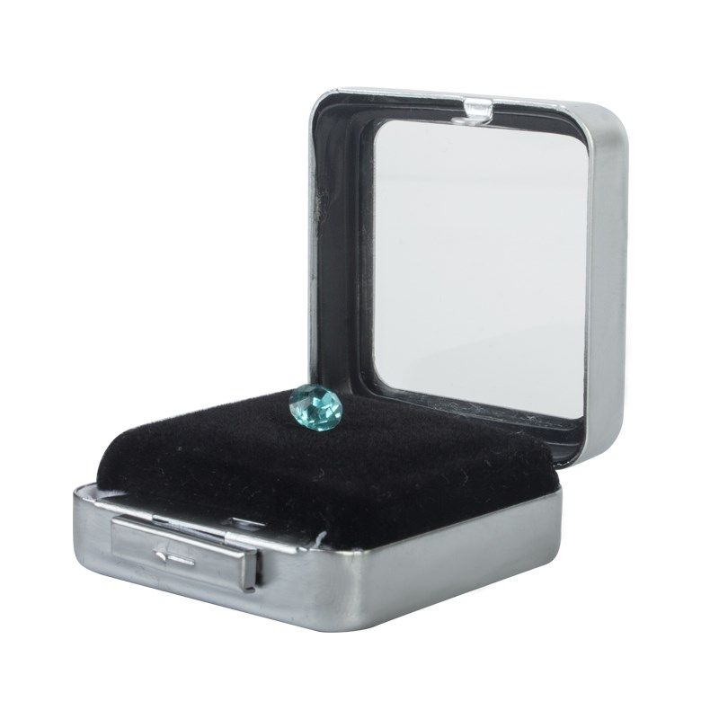 裸钻盒 戒面裸石盒 金属珠宝石盒 钻石盒 彩宝展示盒宝石道具收纳