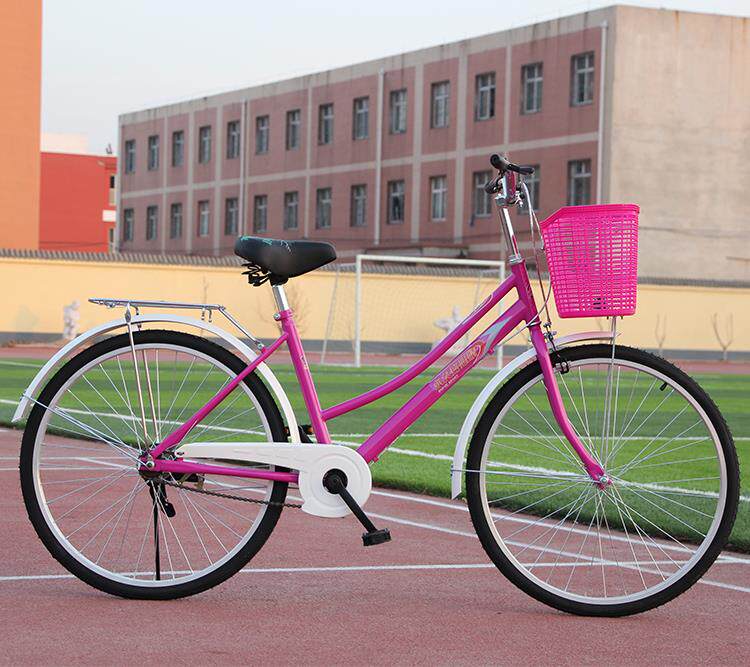 自行车男士26寸24寸单速休闲复古轻便车通勤学生成人男式女式单车