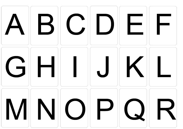 字母贴纸 英文 26个_英文字母 贴纸打印 26个 分页拼读制作 手工单词