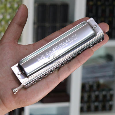 赛德seydelchromaticdeluxe半音阶口琴初学者成人12孔乐器