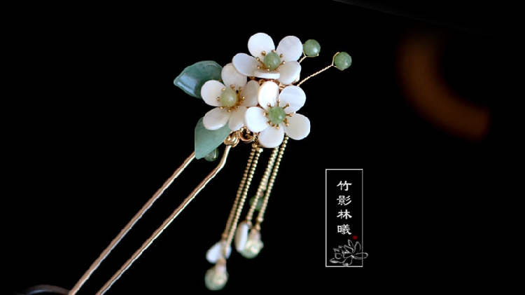 流苏发钗 盘发饰品发饰古代发簪古风步摇簪子 古典头饰淑女头簪