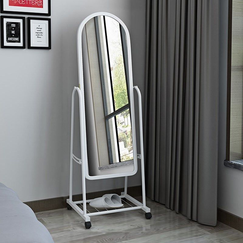 免打孔壁挂门后门口简易非韩式全身穿衣镜衣帽间折叠粘贴家用防爆