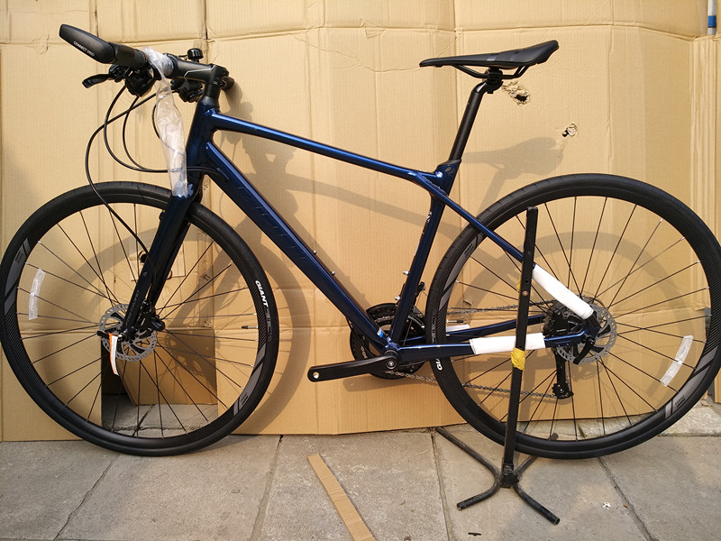 捷安特自行车 单车_包邮正品giant捷安特19款fastroad sl 2 平把公路