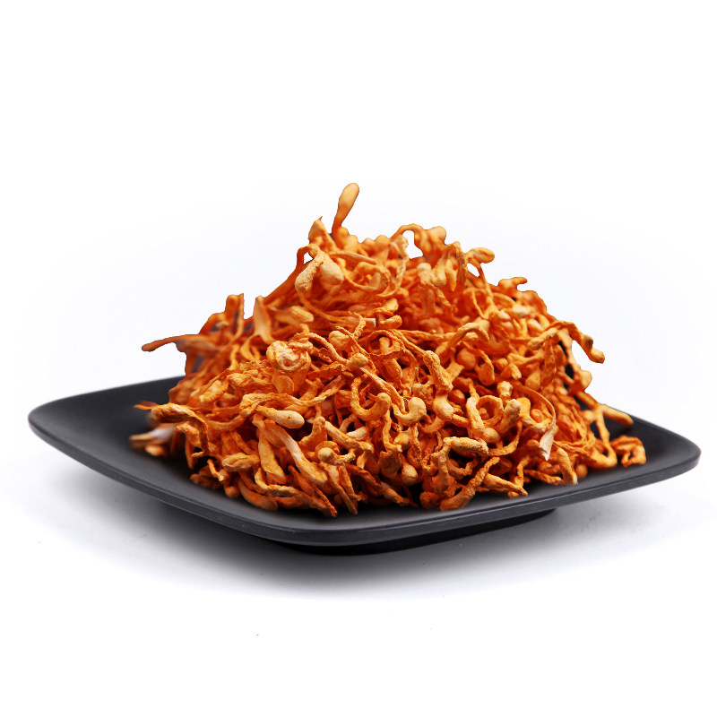 正品金虫草花干货500g特级北虫草煲汤虫草花孢子头散装蛹虫草