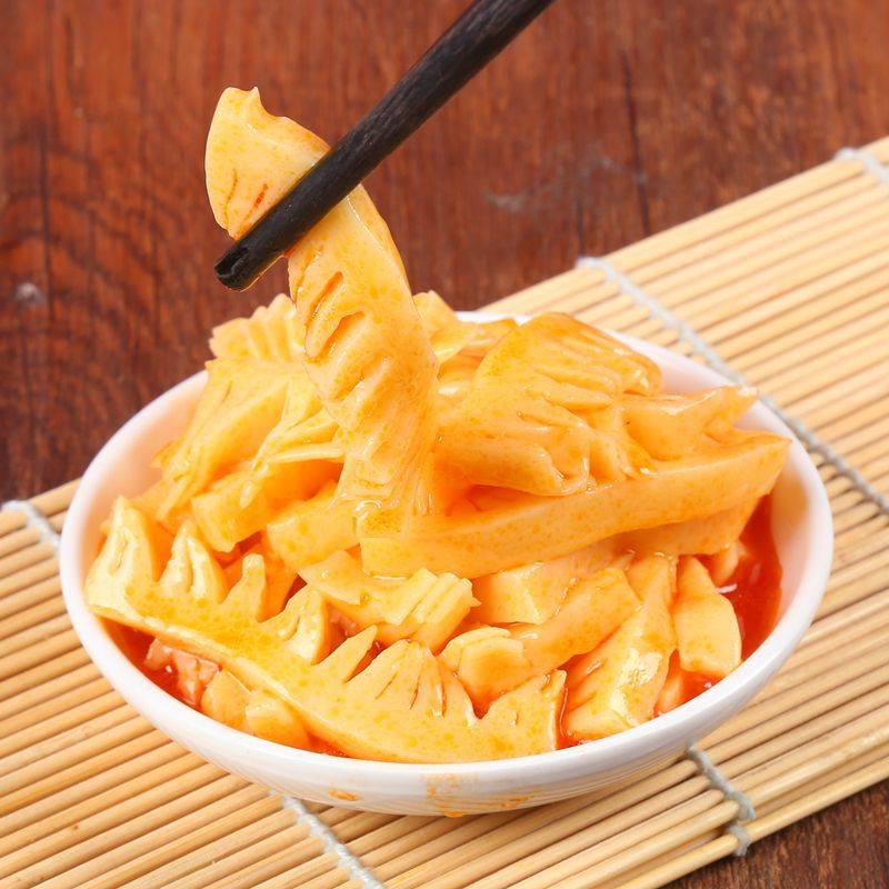 牛百叶 500g_红油素百叶香辣素牛百叶魔芋素食即食咸菜下饭菜素毛肚