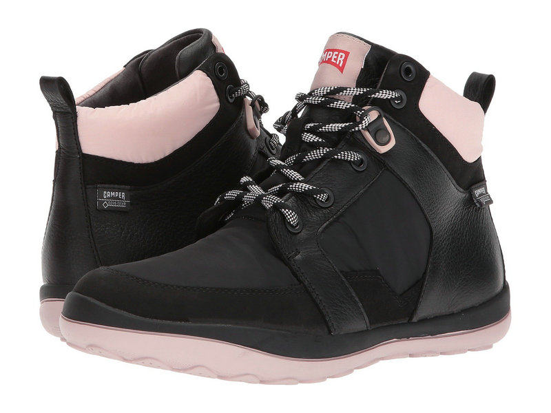 美国代购包邮camper女鞋软皮 织物防滑耐磨系带高帮户外休闲鞋