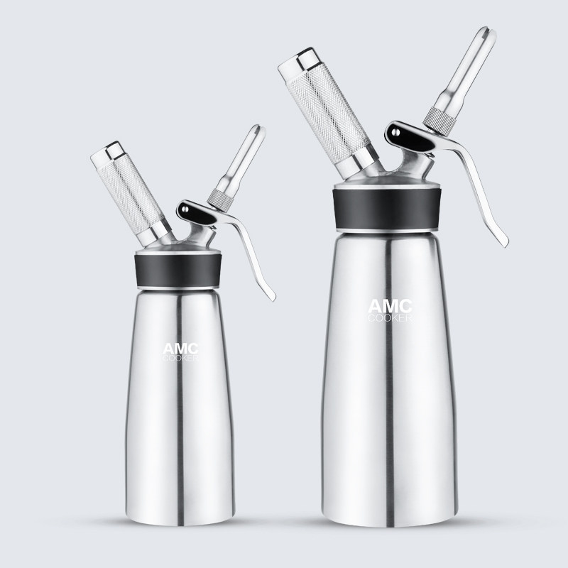 amc不锈钢奶油枪打奶器奶泡器奶油发泡器虹吸瓶0.5l 1l奶油裱花枪