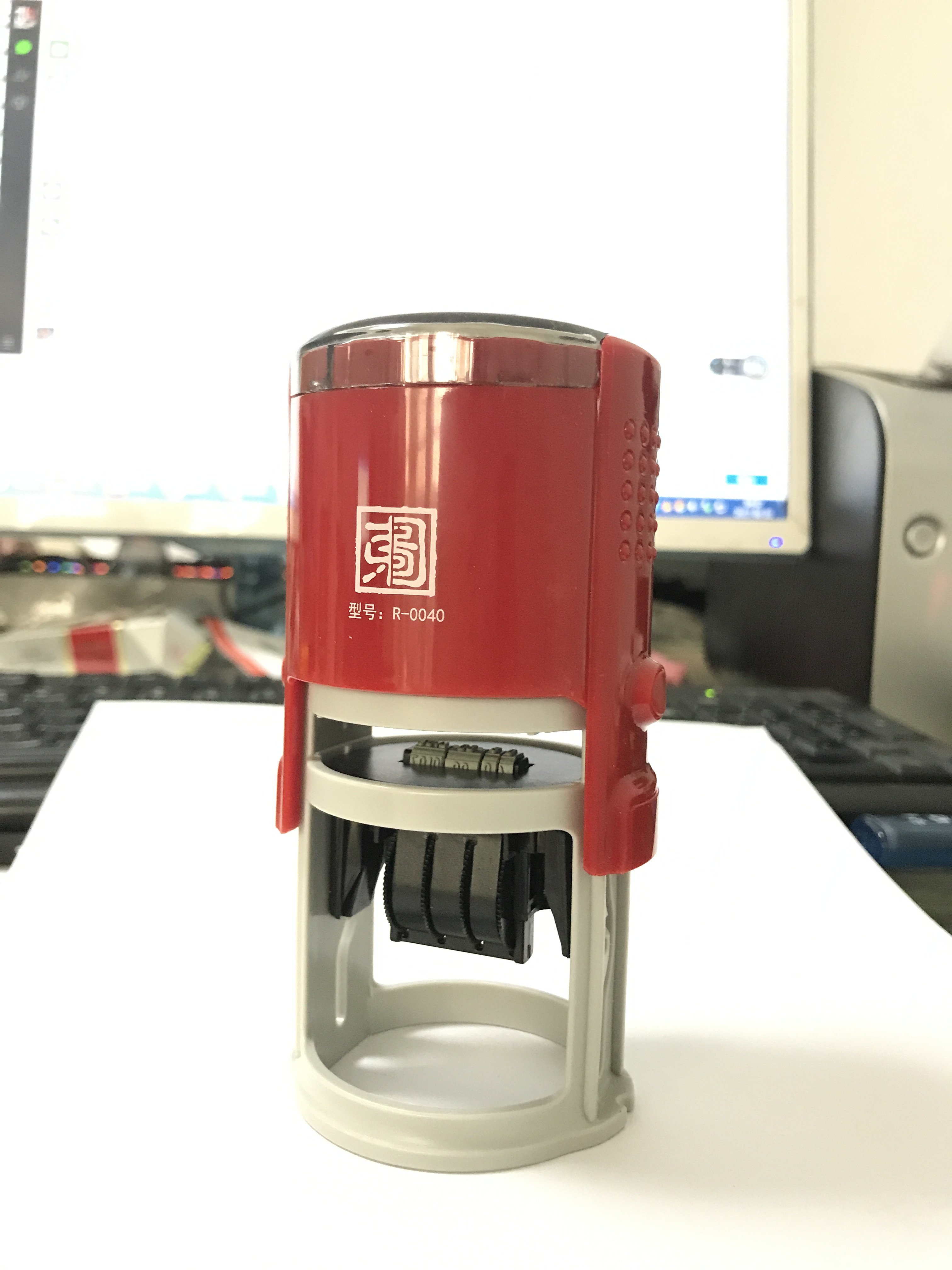 热销合格日期章_回墨印章合格章名字可调日期章自带墨翻斗印qcpass