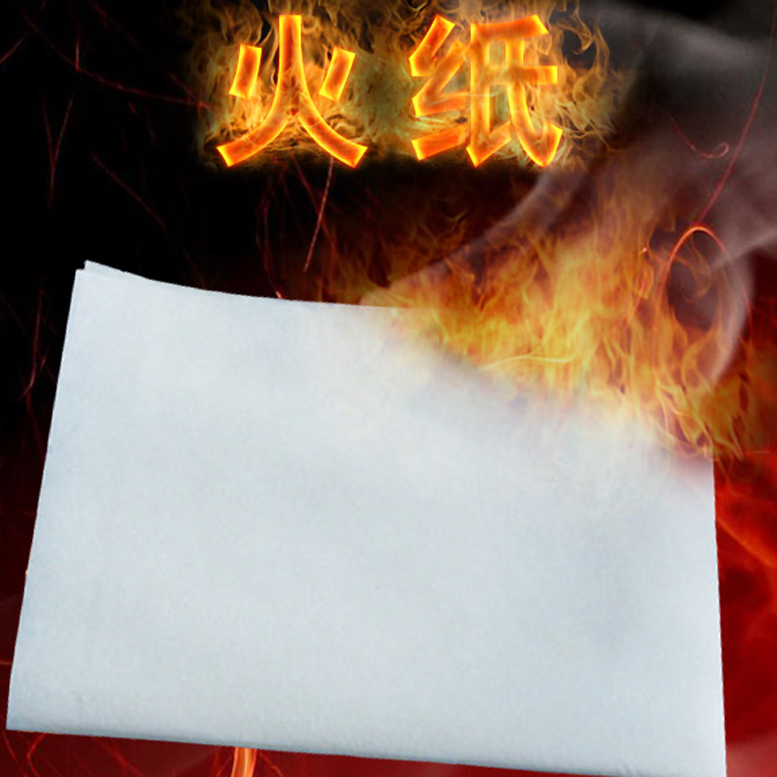 特价魔术道具 火焰_火纸 闪光玫瑰火焰纸 魔术道具配件 大张的 尺寸为