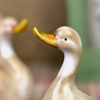 佳缘店庆 斯图塔摇摆小鸭子欧美复古乡村田园风格家居装饰品摆件