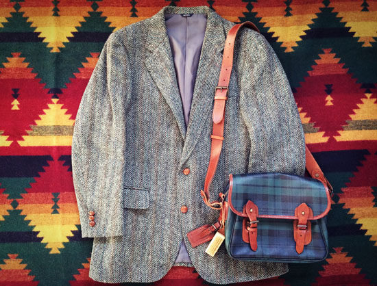 东京购入 英式复古骑行vintageharris tweed羊毛粗呢西装外套