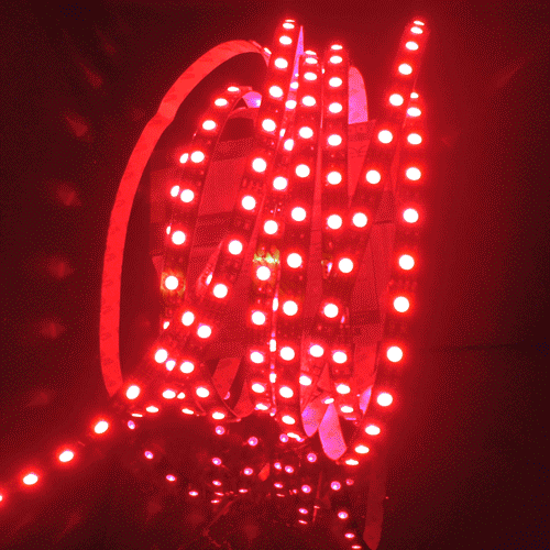 rgb防水灯带 led七彩灯带5050 60珠14.4w 款硬灯条 低压12v