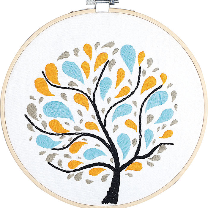 刺绣材料包手工diy套装_手工创意diy欧绣初学刺绣十字绣材料包立体式