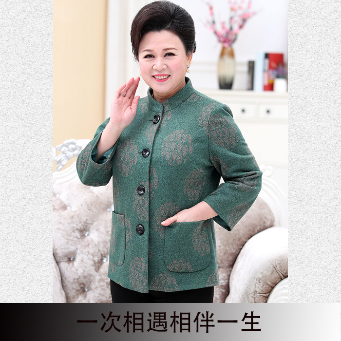 舂季女装_胖子女服装50一60岁穿舂季女装七八十岁老太太穿的春秋服装
