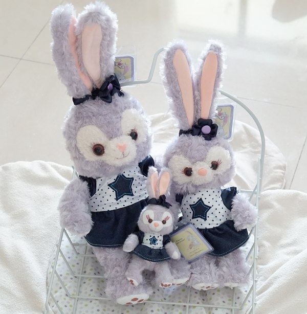 特价史黛拉兔_史黛拉兔芭蕾兔子stella lou 牛仔裙套装毛绒公仔挂件