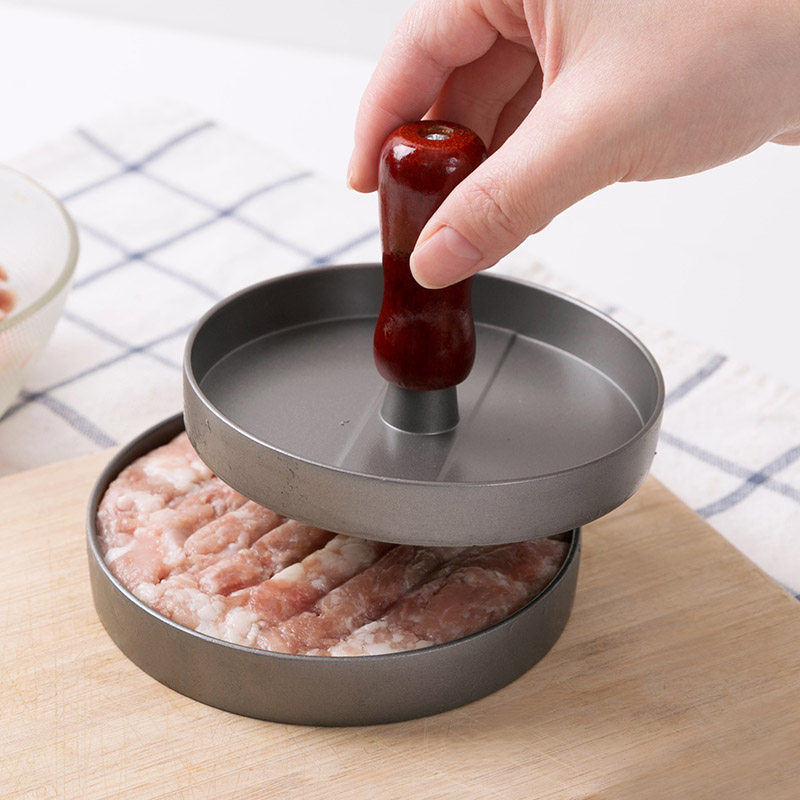 热销三明治模具_居家家 自制汉堡压肉器家用制作器模具 创意厨房压