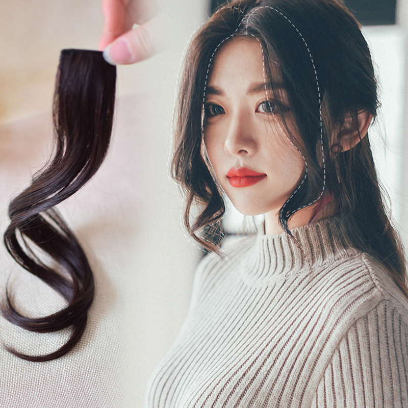 特价假发片女长卷发 大波浪20元以下_空气刘海斜刘海假发刘海可左右斜