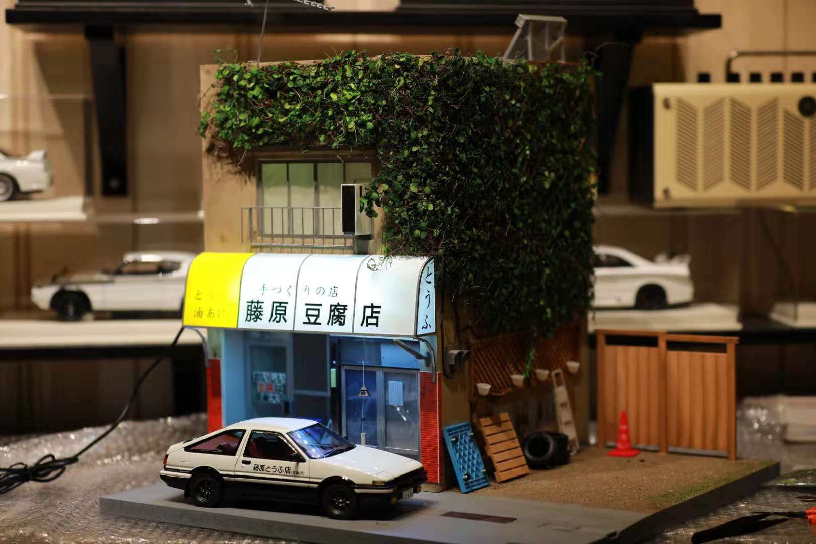 一折藤原豆腐店模型