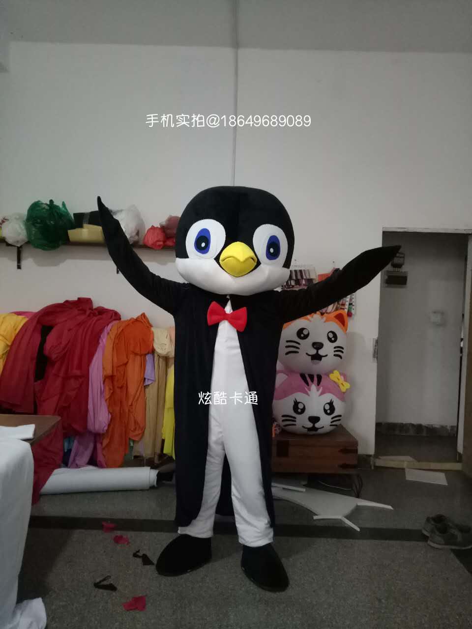 卡通人偶服人偶服装人偶服装定制玩偶服装(成人)蘑菇头套人偶服