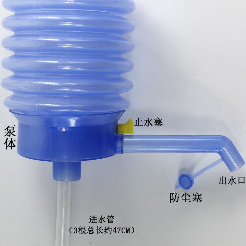 压水器 桶装水 手压_简易手压式学校吸水手动家用水桶上的压水器饮水