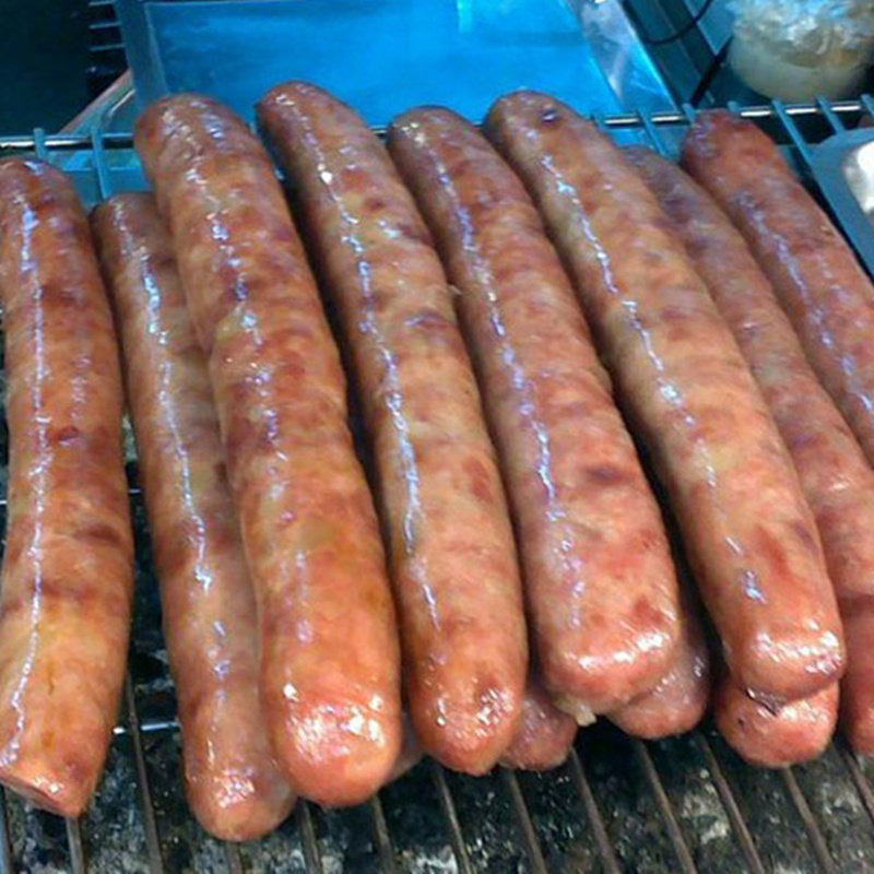香肠批发_台湾士林大香肠火山石烤肠纯肉可定制批发包邮4根500g包邮19