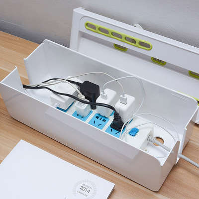 包邮 电线收纳集线盒插线板保护套 桌面电源线插座数据线收纳盒