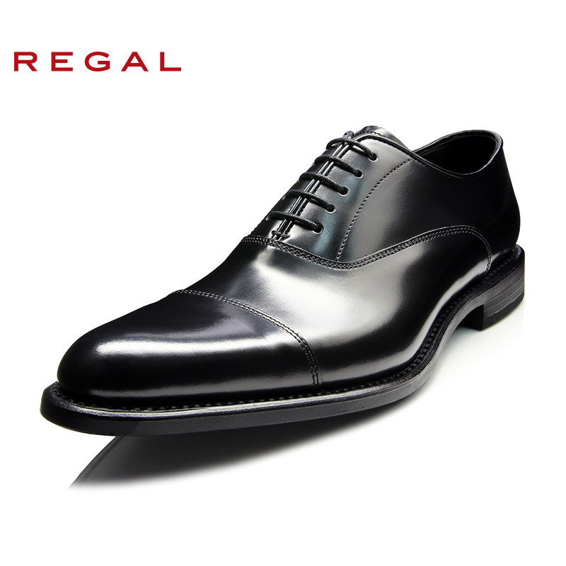 regal/丽格商务正装英伦布洛克男士皮鞋牛皮男鞋缝制鞋 t04b