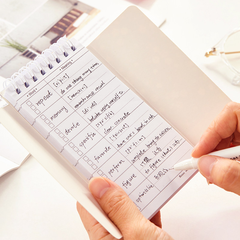 特价小本子 便携_韩国小清新英语单词本随身便携 创意记忆小本子文具