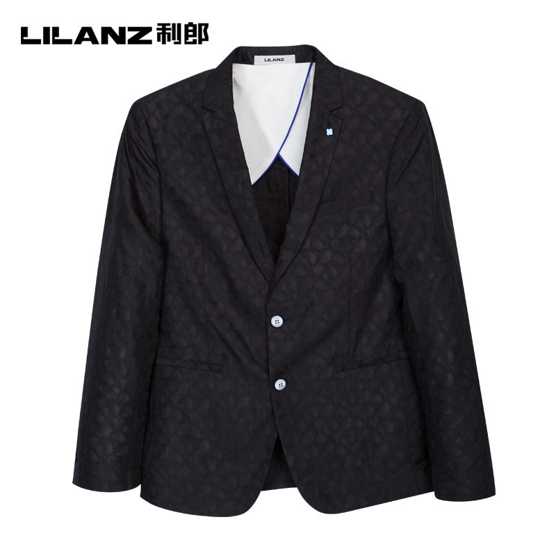 lilanz/利郎男装西服单衣男士休闲西装春款提花休单外套7czd032sa