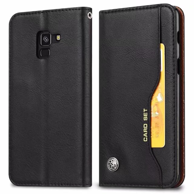a8手机壳_三星a8  2018版galaxy a8plus手机壳翻盖支架a730f皮套保护