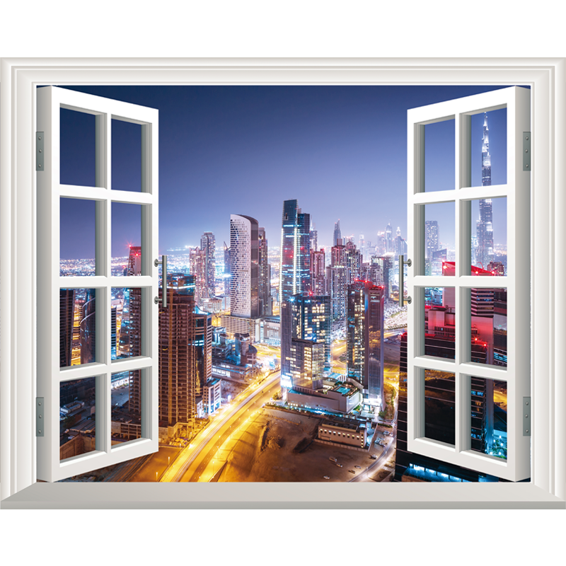 3d立体墙贴 仿真 卧室_3d仿真立体假窗户墙贴纸客厅创意装饰墙贴画