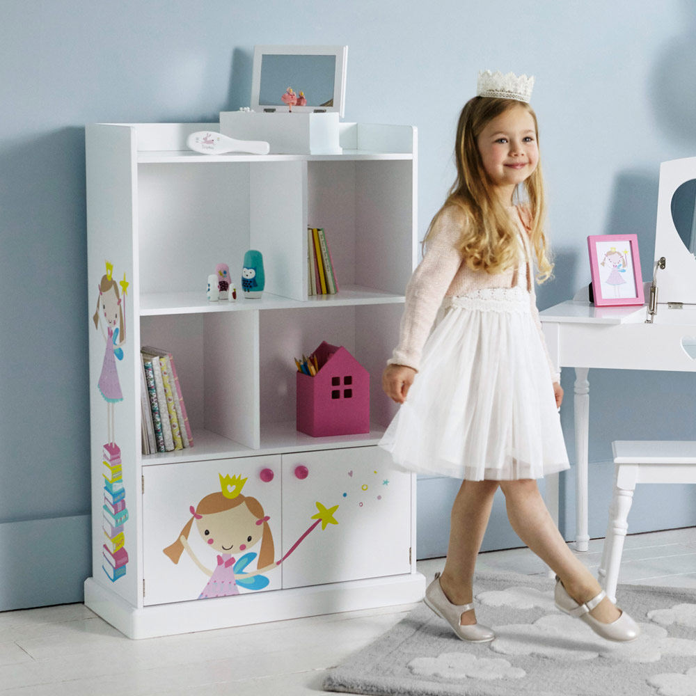 儿童房书柜_出口儿童家具创意卡通粉色小书架公主组合收柜置物架女孩