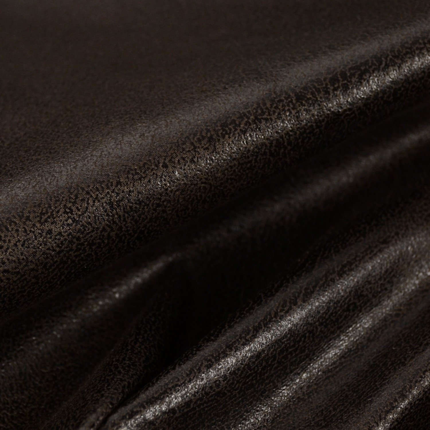 沙发布料 绒布_深咖啡色烫金麂皮绒布料 薄款 剪口不脱边 服装沙发车