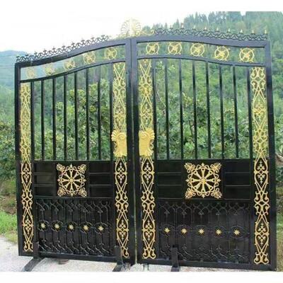 铁艺大门配件铸铁花风火轮别墅门/庭院门欧式铁艺门边花装饰铁花