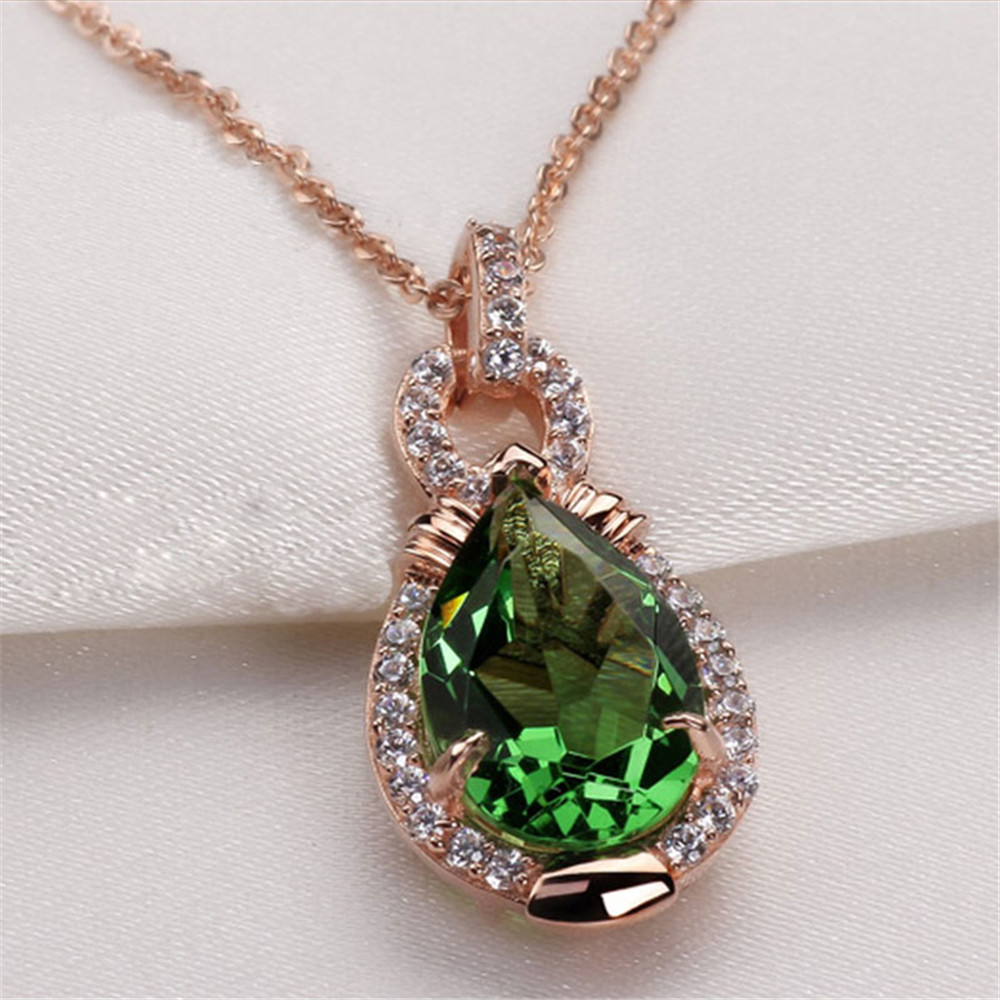 热销绿宝石项链