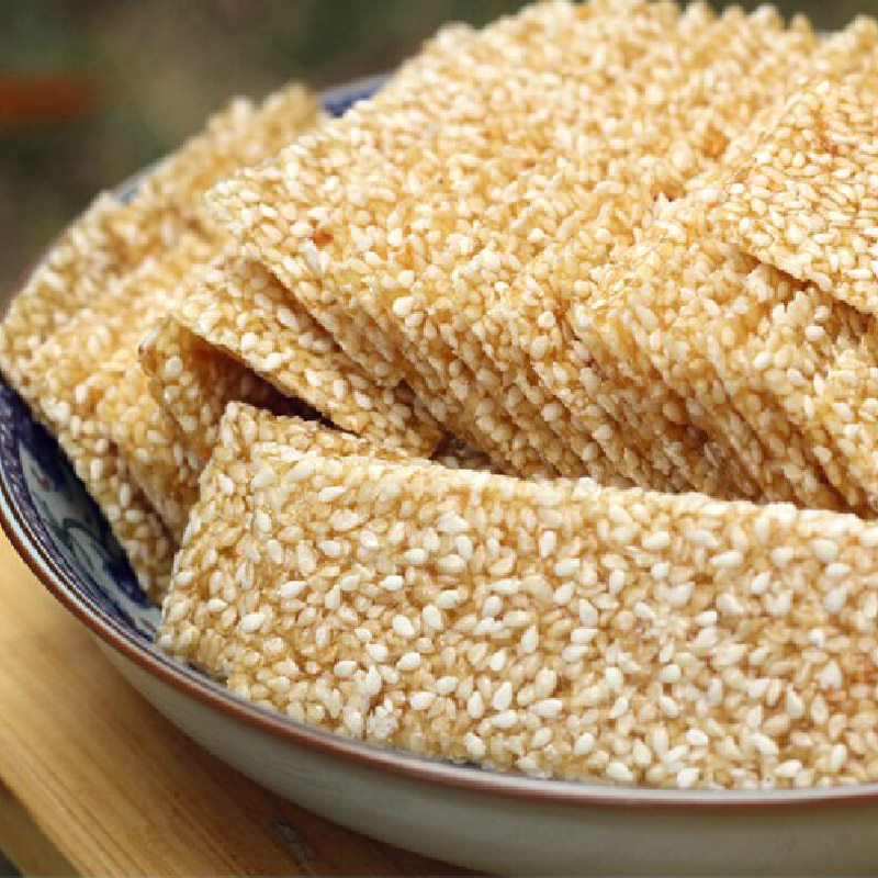 特价nys瘦身糖片_徐州特产百珍堂 鑫富德白芝麻片 麻片糖片450g 传统