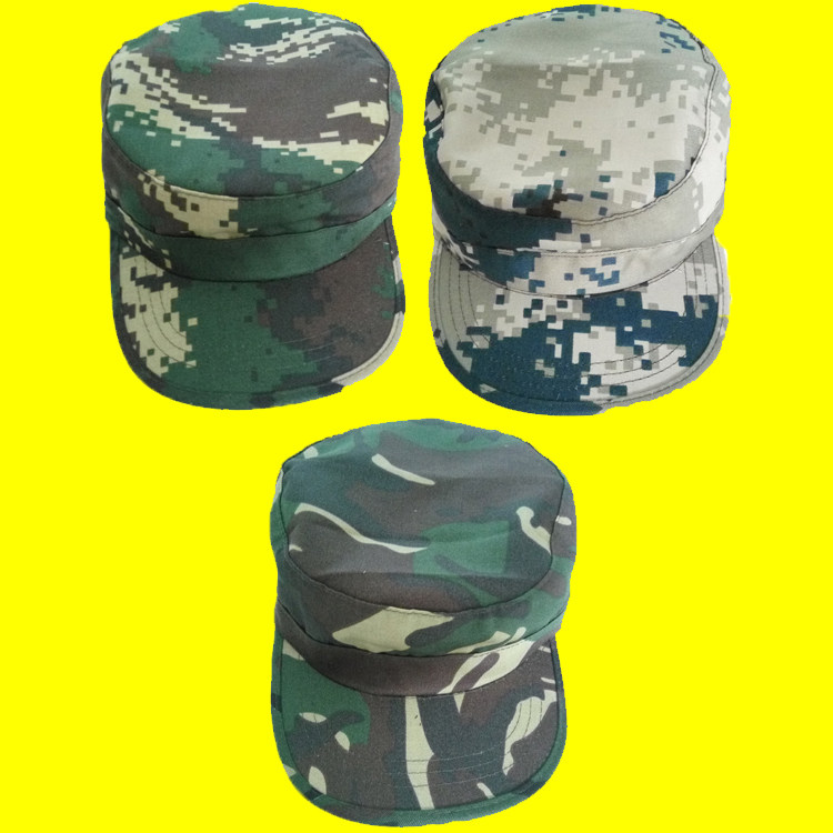 热销武警作训帽_平顶帽迷彩帽军训帽男军迷用品军迷帽战斗帽迷彩作训