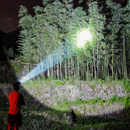 LED头灯强光充电防水感应头戴式手电筒超亮钓鱼米小氙气矿灯3000