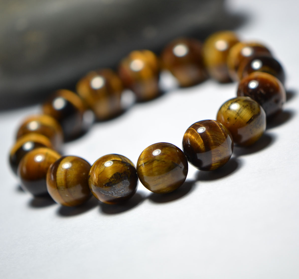 特价男手链 个性 大气_时尚个性大气手串韩版饰品 猫眼石木变石黄虎眼