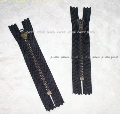 5厘米长黑色ybs铜拉链1.5元/条(齿长10厘米