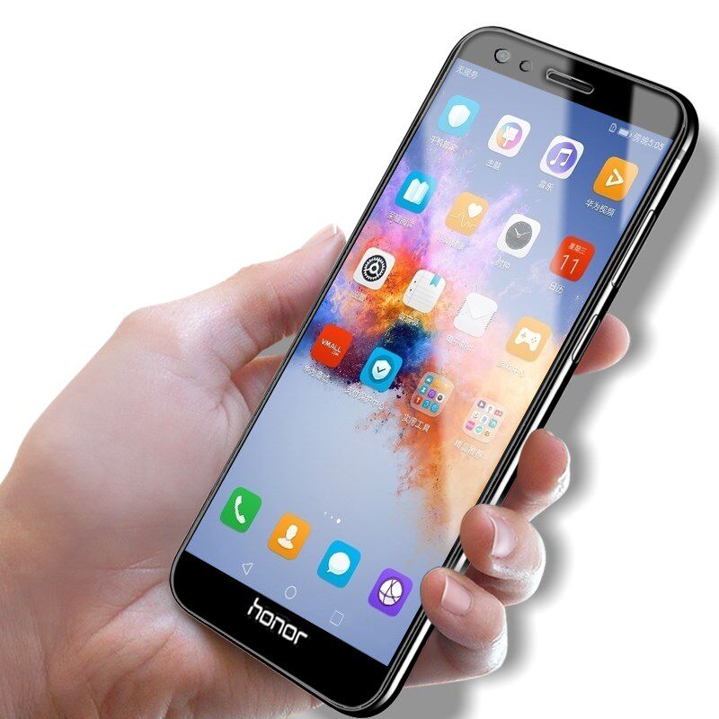 热销荣耀x7手机膜无白边_华为荣耀畅玩7x钢化膜全屏覆盖手机无白边抗